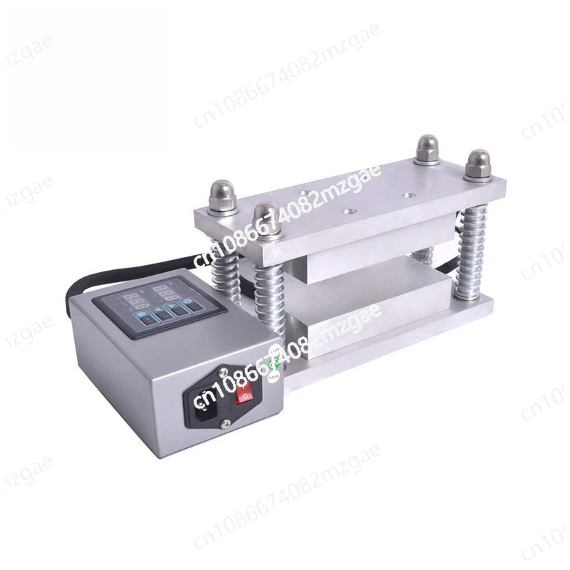 20T Capacity Rosin Press with 7.5x15cm Dual Heat Plates, TC Digital Control Frame Complete Kit for Flower Wax Oil Extraction