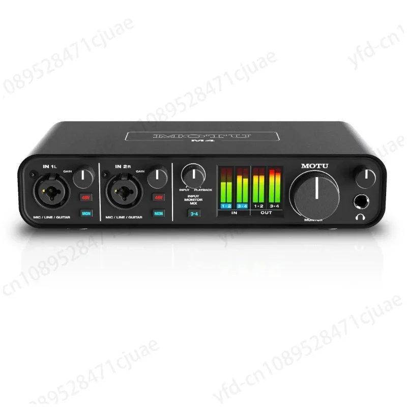 4-in / 4-out USB audio interface with studio-quality sound ESS Sabre32 Ultra™ DAC technology for superb analog sound