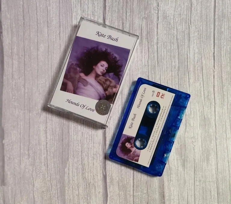 Rock Kate Bush-Cinta musical para perros de amor, álbum corriendo hasta esa colina, caja de rastas sonoras, Cosplay, Walkman, grabadora de coche, caja de rastas sonoras