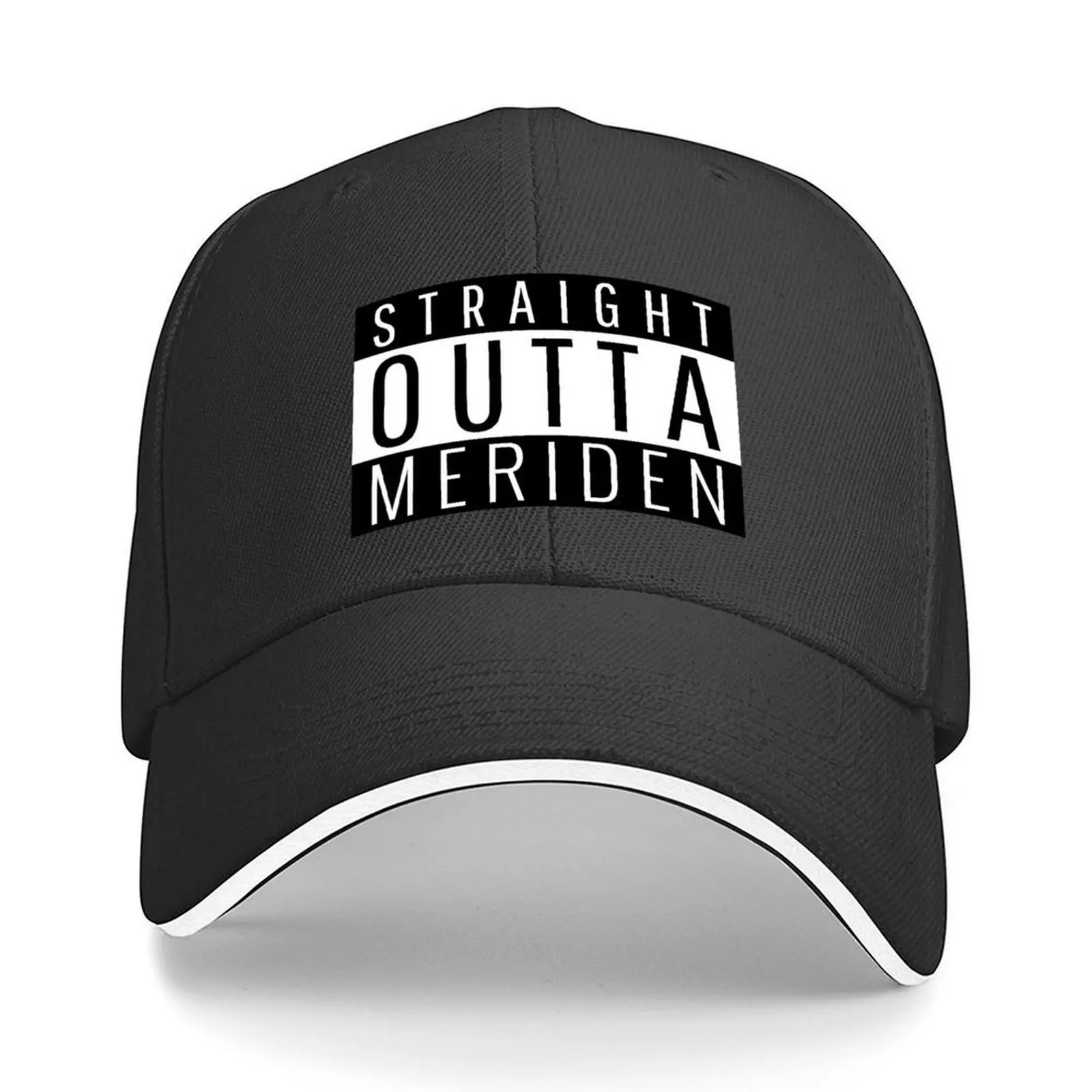 

Straight Outta Meriden Connecticut Baseball Cap Fashion Beach Trucker Cap |-F-| party Hat Boy Child Women's