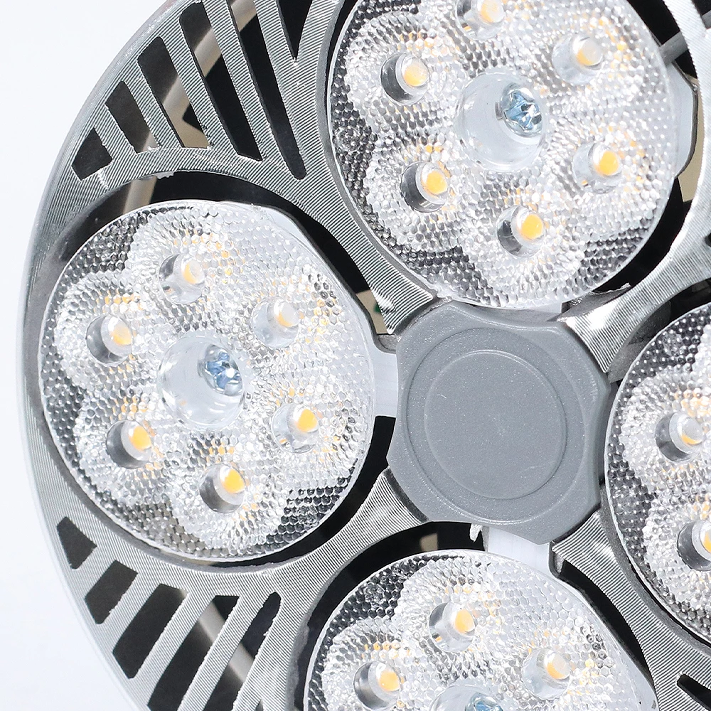 Bombilla LED PAR30 de 35W/45W E27, Súper Brillante, Ahorro de Energía, 220V, Foco, Luz Diurna, Proyector, Iluminación