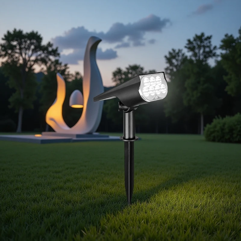 

Solar LED Ultra Bright Waterproof Garden Villa Lighting Landscape Courtyard Lawn Lamp Automatic Lighting Adjustable Angle