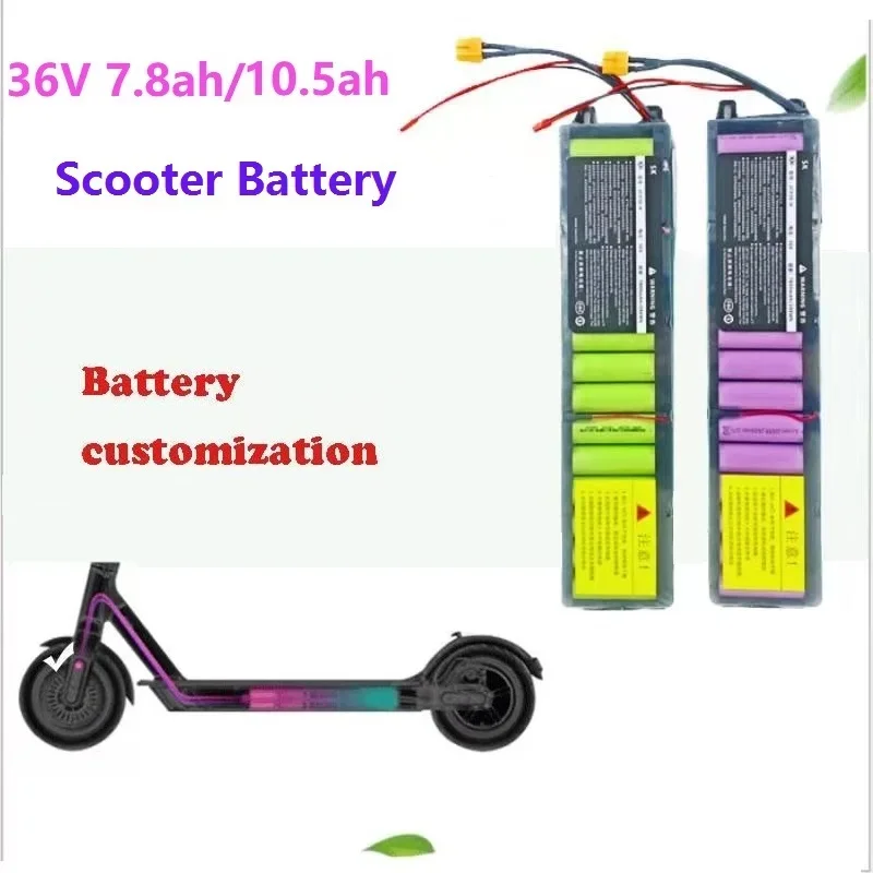 36V 7800mAh lithium battery pack suitable for various electric scooters with JST+XT30 socket