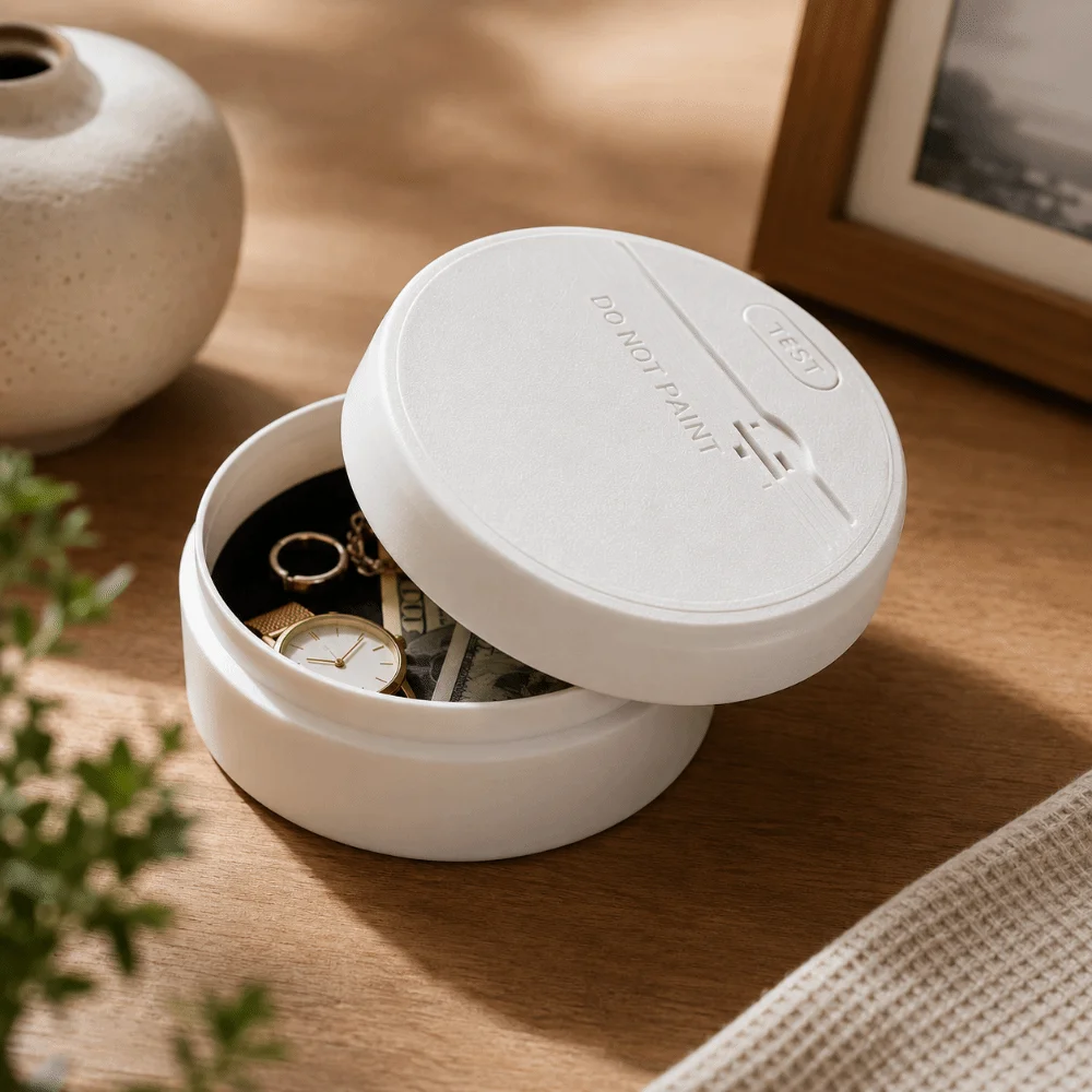 Interesting Invisible Hidden Storage Box Decorative Jewelry Organizer Mini Safe Box Anti Theft Security Box Wall Installation