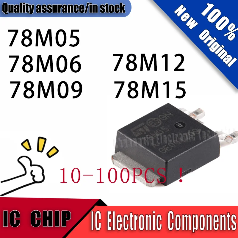 （20-100PCS）New Original CJ78M05 78M06 78M09 78M12 78M15 TO-252 Quality Assurance In Stock IC Chip