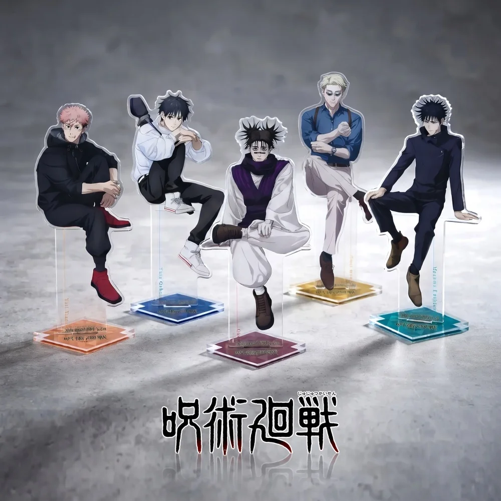 Jujutsu Kaisen Acrylic Stand Keychain 2026 New Yuji Megumi Choso Nanami Yuta Cute Relax Casual Desktop Figure