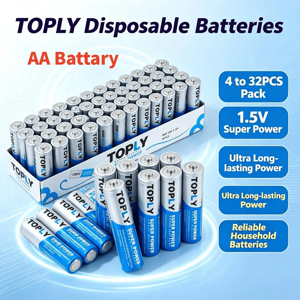 AA R6P UM3 1.5V Super Heavy Duty Carbon Zinc Dry Cell Batteries Double A Non-Rechargeable For Wireless Mouse Keyboard Remote