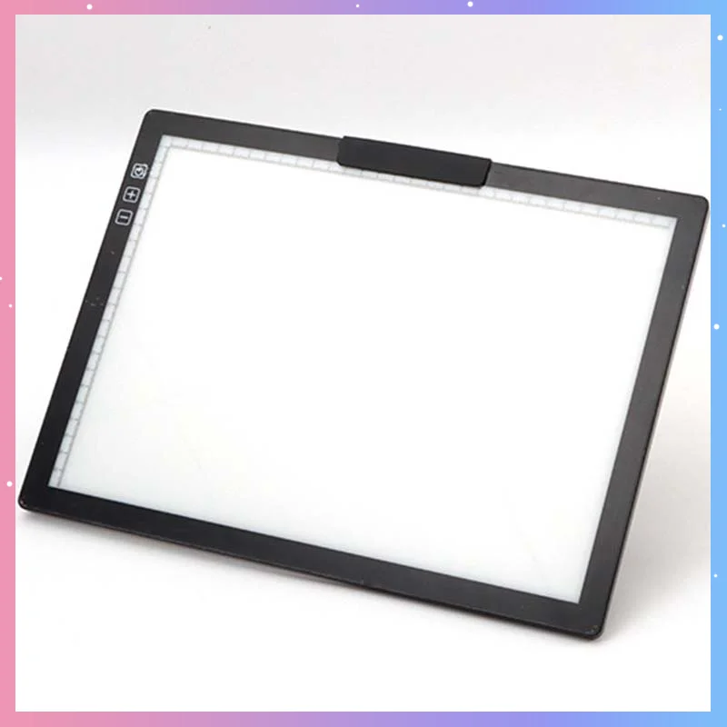 A4 Digitale Zeichentabletts Kopiertafel mit 10 W Schnellladung, tragbares Zeichenbrett, LED-Zeichenbrett, Kopiertafel, helles Pad, Geschenk