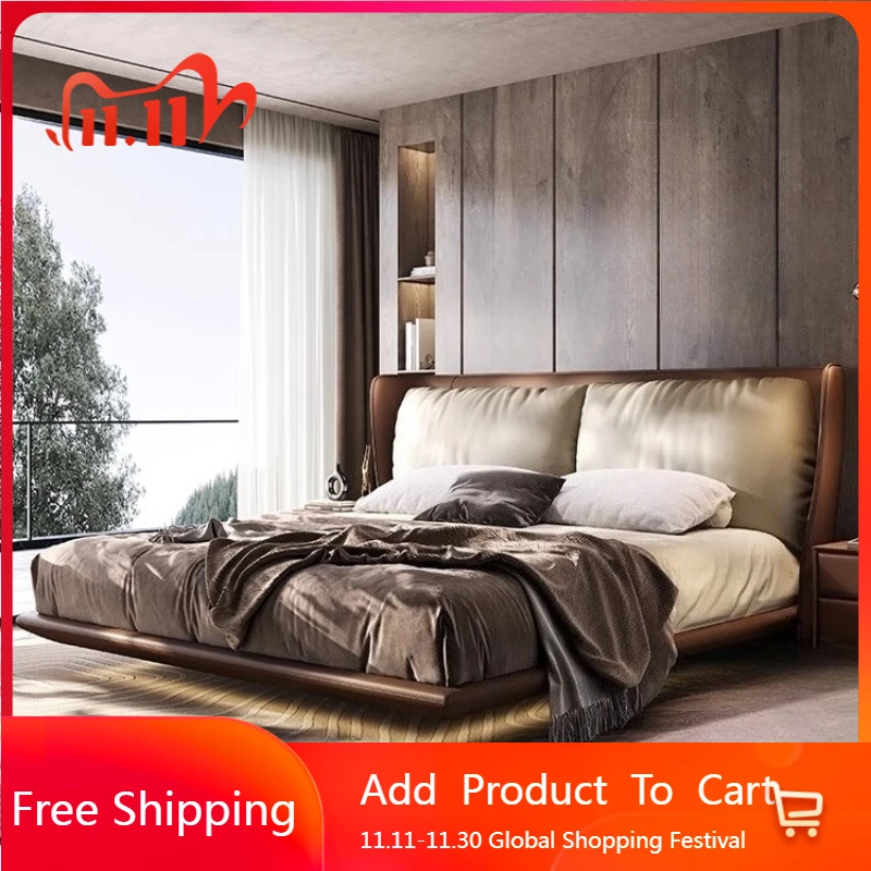 

Sleeping Design Massage Bed Floating Baby Queen Bedroom Luxury Massage Bed Wooden Human Dog Letto Matrimoniale Home Furniture
