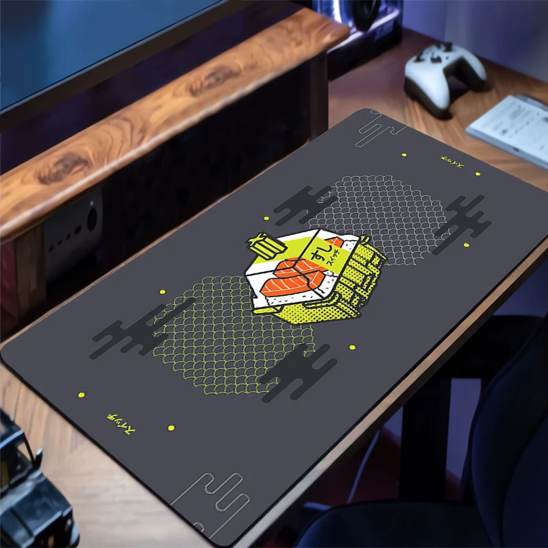 

Mousepad Gamer Computer Accessories Keyboard Table Mat Sushi Switch Design Mouse Pad Company Gaming Laptop Desk Accessory PC Mat