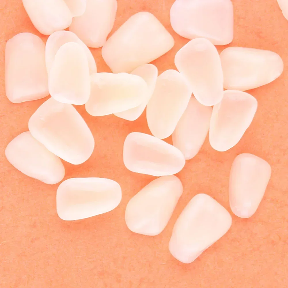 วีเนียร์ฟันปลอม 70 ชิ้น บางเฉียบ ทำจากเรซิ่นไวท์เทนนิ่ง สำหรับฟันหน้าบน ครอบฟันชั่วคราว วัสดุทำฟันพอร์ซเลน สำหรับการดูแลช่องปาก