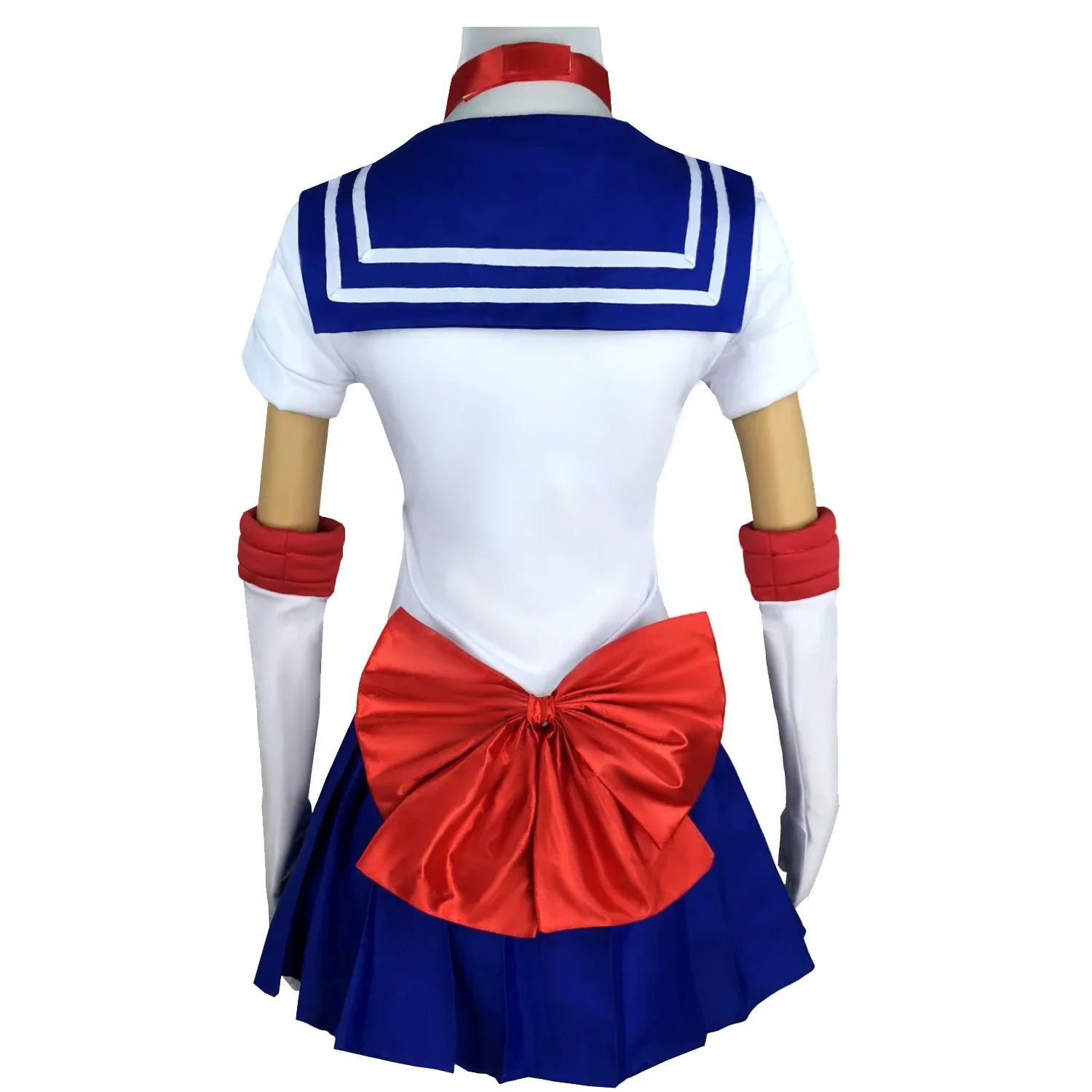 Anime Sailor Moon Cosplay Dress Bow Socks Tsukino Usagi Sailor Moon Halloween Carnival Cosplay SetAnime Stage Performance Outfit view 6