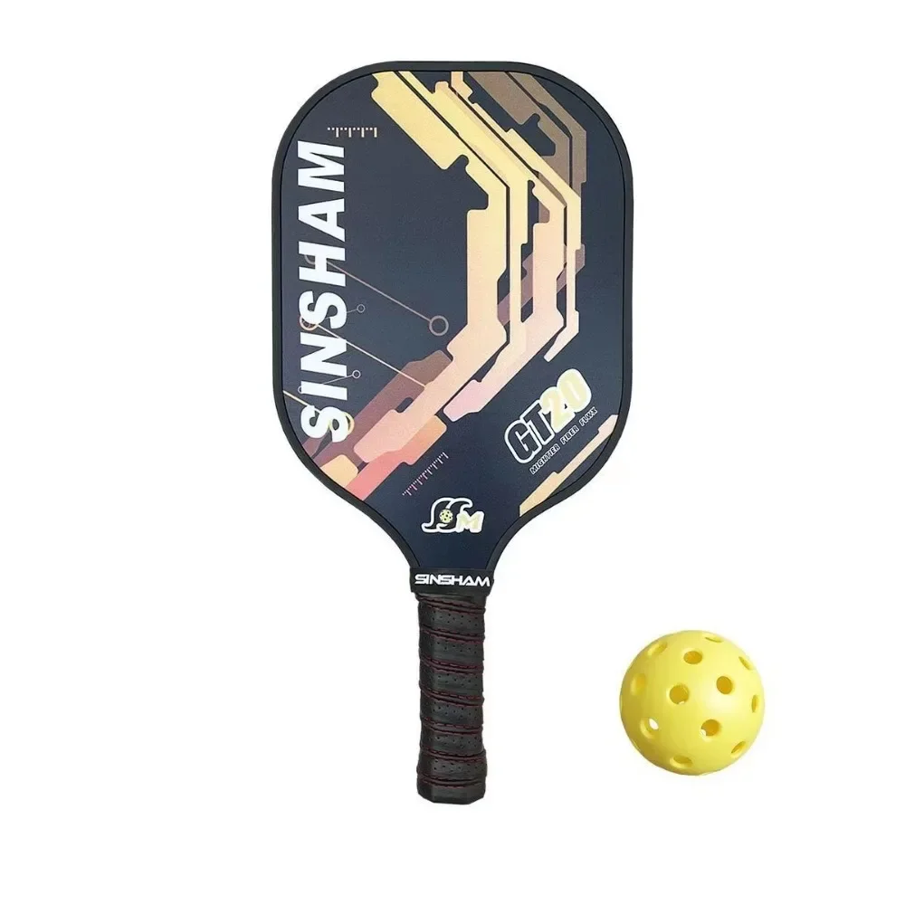 Carbon Surface Pickleball Paddle with High Grit and Spin, USAPA, Enhanced Power, Sweet Spot Raw Carbon Fiber Paddle