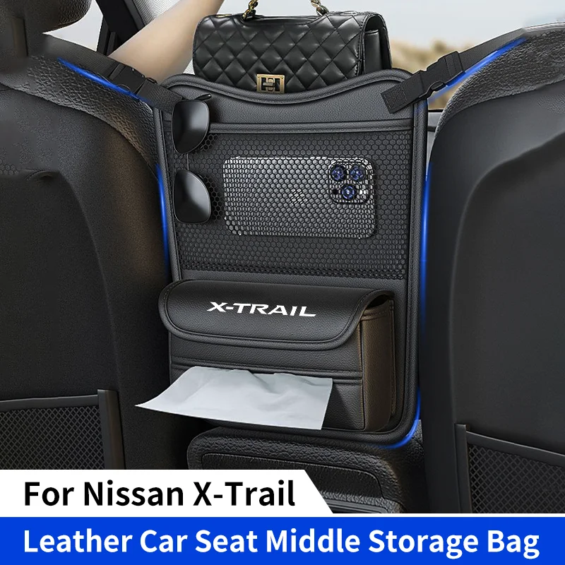 

Средняя вешалка для автомобильного сиденья, сумка для хранения Nissan X-Trail XTrail T30 T31 T32 T33, подвесной органайзер, держатель для сумки, карманы для чашки с водой