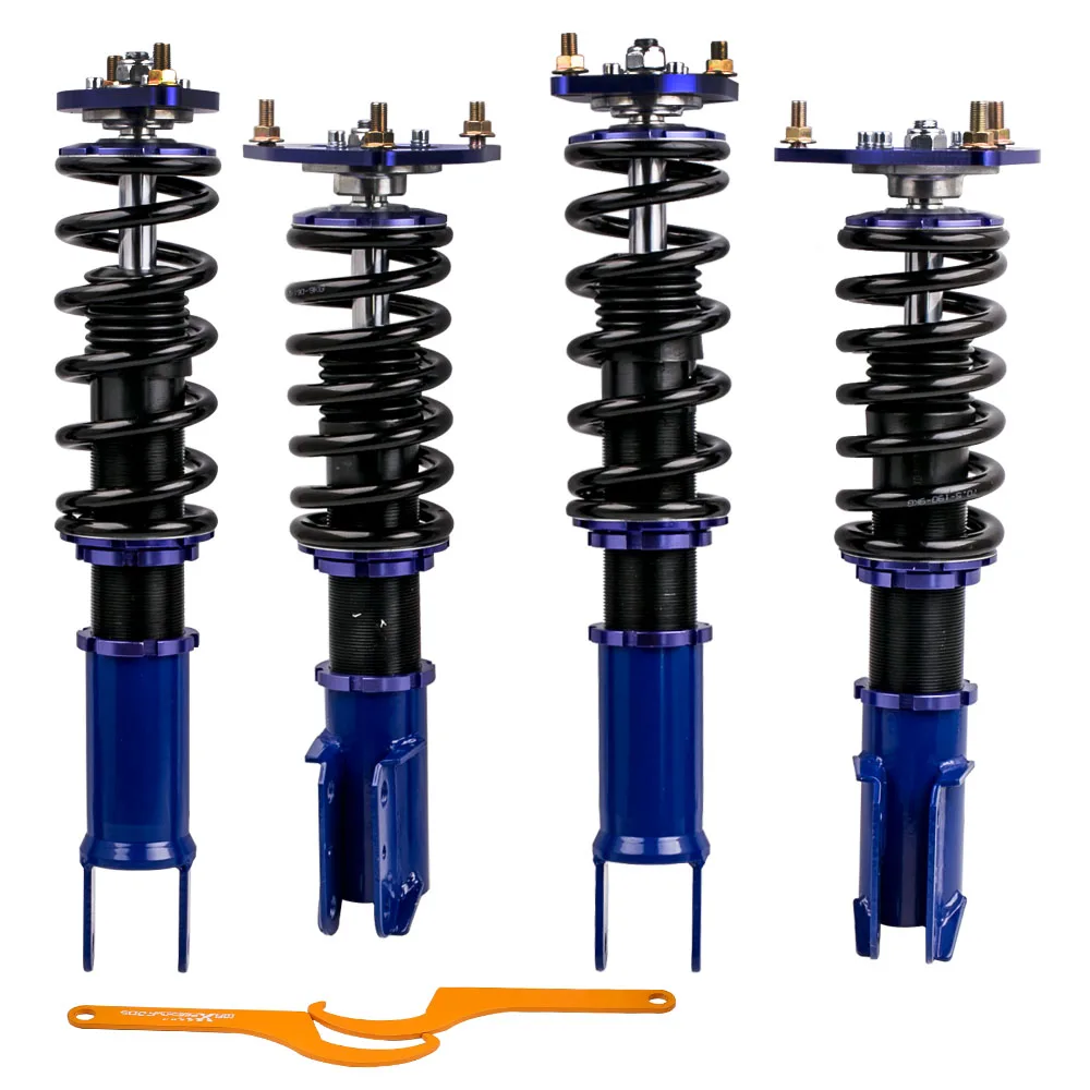 Coilovers Suspension for Mitsubishi Lancer EVO 7 8 9 CT9A Sturts Shock Absorbers Shock Height Adjustable Coilovers Lowering Kit