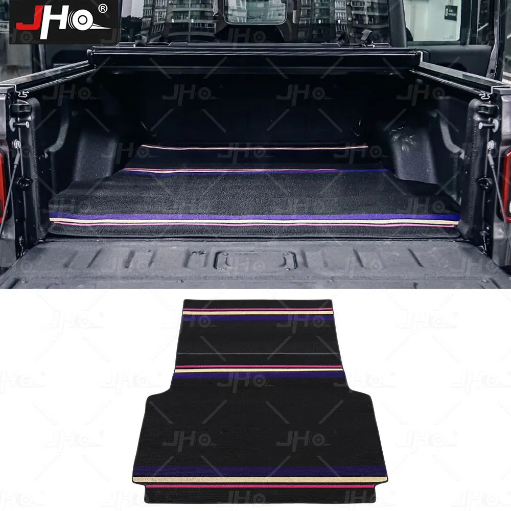 JHO Car Trunk Mats Cargo Liner Cover Anti Scratch NOWNICE Colorful Protector For Jeep Gladiator 2021 2022 2023 Accessories