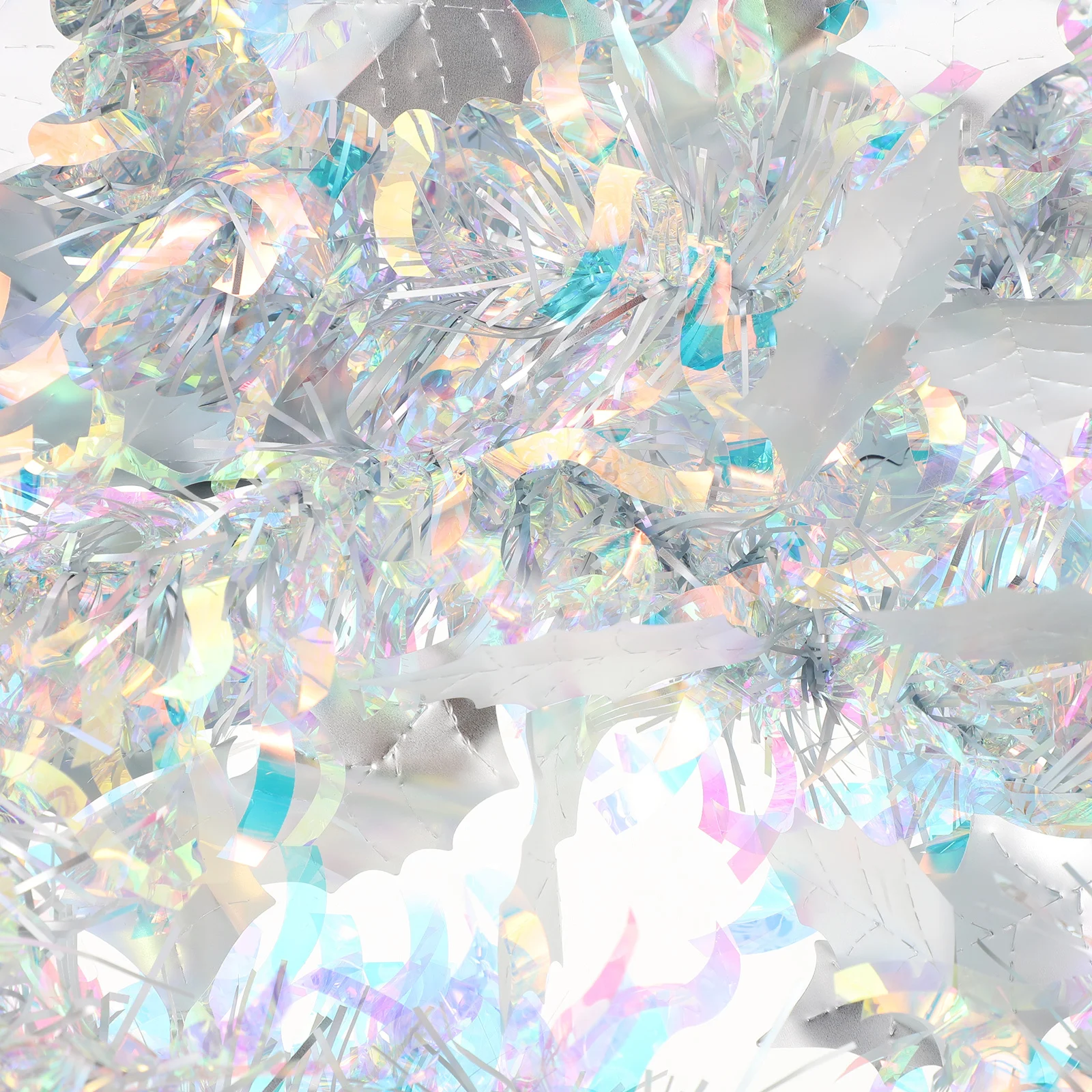 

New Year Tinsel Garland Thick Decorative Hanging Ribbon Party Supply Versatile Hanging Decor Festival Background Prop