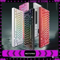 IROK MG75 PRO Teclado mecánico interruptor magnético intercambio en caliente aluminio RT0.005 RGB 81 teclas teclado personalizado PC Gamer accesorios regalos