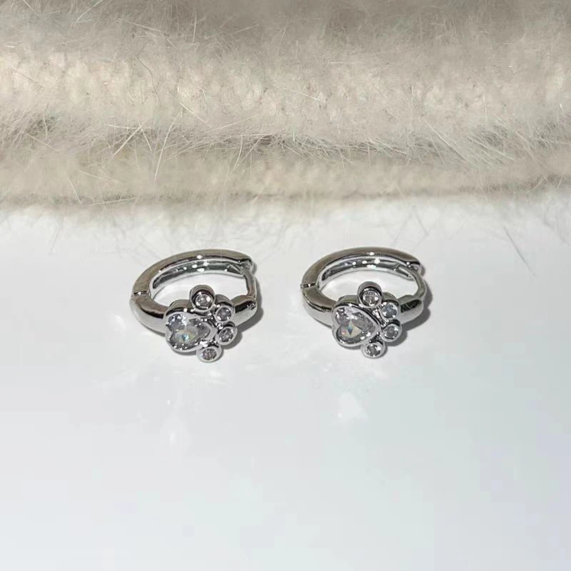 GANPUP Luxuriöse Glitzernde Fünfzackige Stern-Ohrklemmen Ohrringe für Damen Mode Neuer Schmuck Geschenk Party серьги женские – Detail 6