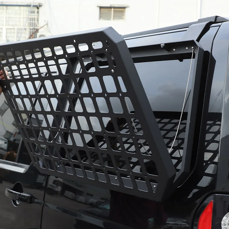 Car Rear Window Glass Armor Shelf Storage Racks For Land Rover Discovery 4 LR4 2010-1016 Foldable Frame Car Exterior Accessories