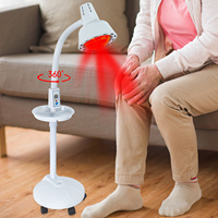 Red Light near Infrared Heat Lamp 10 Levels Temperature Adjustable LED Light Pain Relief Muscle Relaxation Physical Therapy Tool