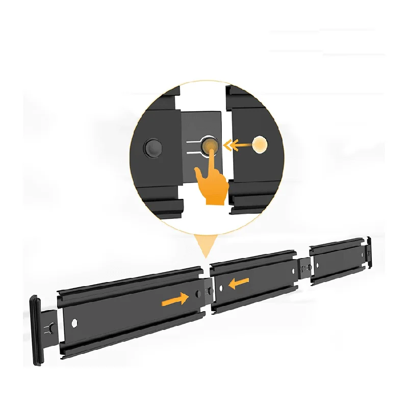 Wall Mount Rotatable Splicing Display Rack, Groove Design, Soft Leather, Rubber, Adjustable Plug, Metal Guitar Bracket