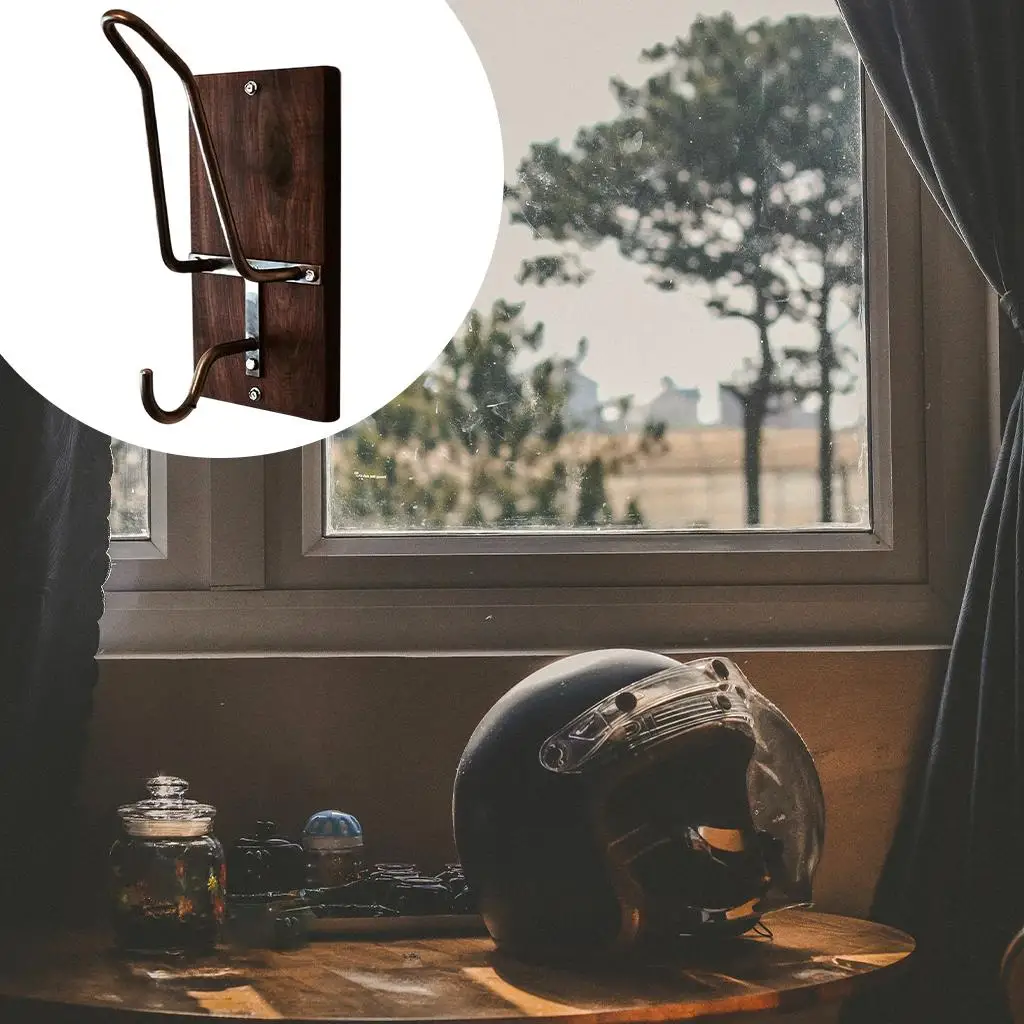 

Motorcycle Helmet Rack Mounted Accessories Bag Jacket Hook Riding