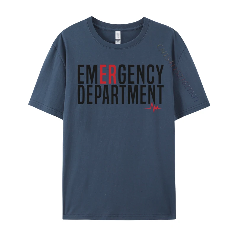 

Vintage Emergency Department Emergency Room Nurse Healthcare Classic Men's New Normal Tops Shirt Fall Cotton T Shirt