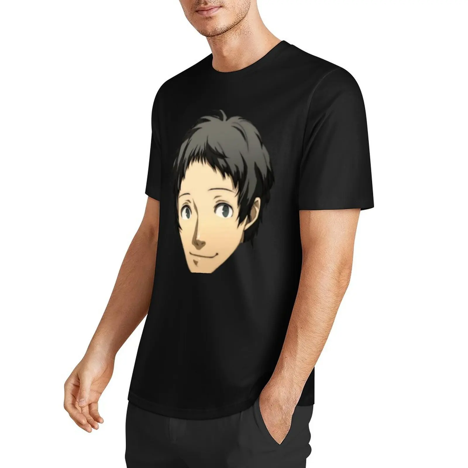 Adachi Tohru T-Shirt summer top customs design your own oversized graphic tee plus size men clothing