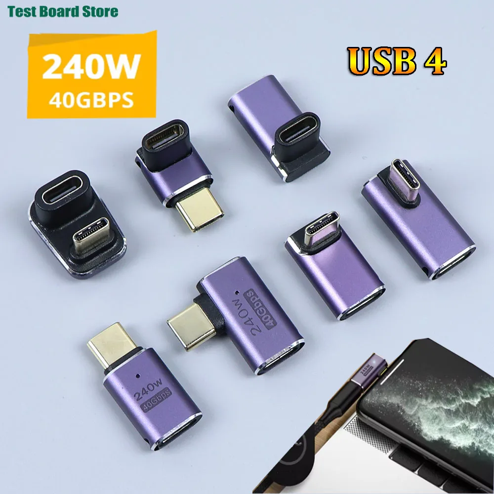 USB C To USB C Thunderbolt 3/4 USB4 PD240W 40Gbps OTG Extension Cable Adapter Type C Male To Female Converter For Laptop