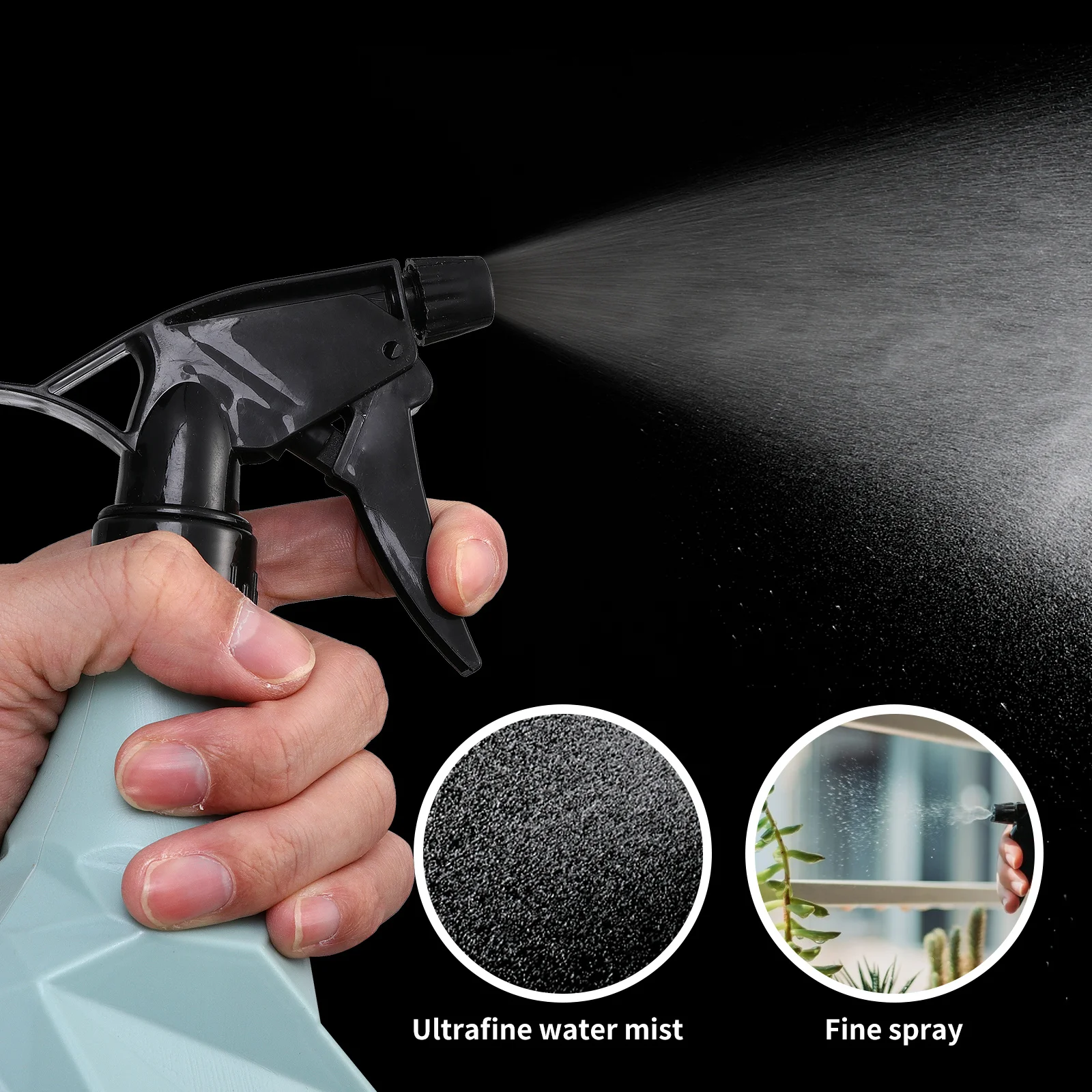 

Plastic 700ml Gardening Spray Bottle Creative Watering Storage Holder Durable Multipurpose Lightweight for Plant Care