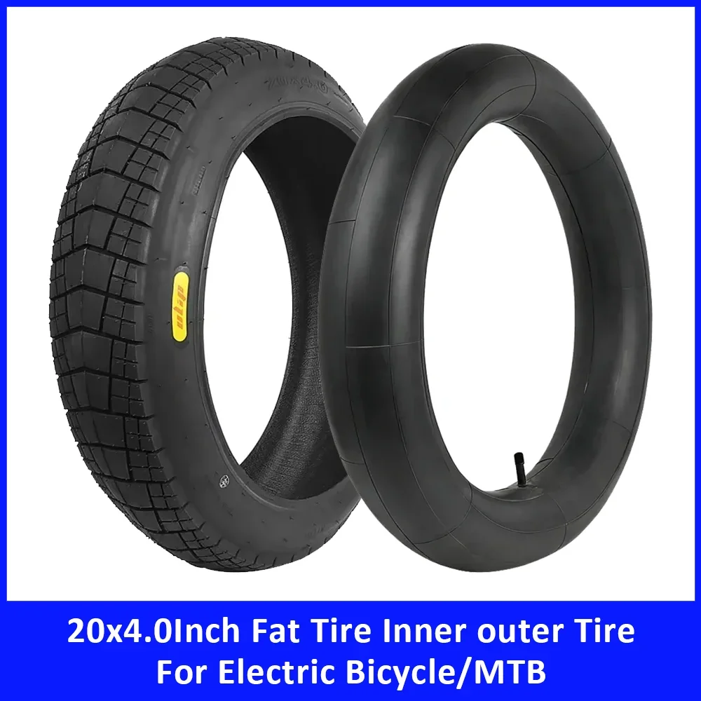 

20x4.0 Inch Fat Tire 20x400 Inner Tube for Electric Bicycle/MTB/Folding Electric Bicycle/Three-wheeled Bicycle Tyres Replacement