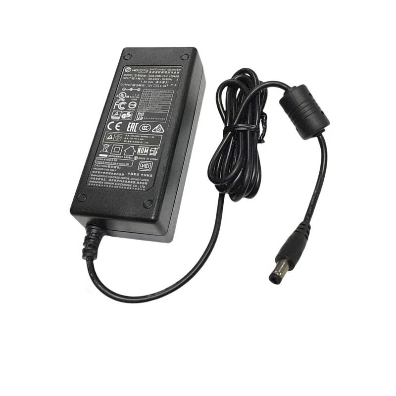 

Original Hoioto 12V 4A AC DC Adapter Charger for LaCie d2 Thunderbolt 2 External Hard Drive Power Supply