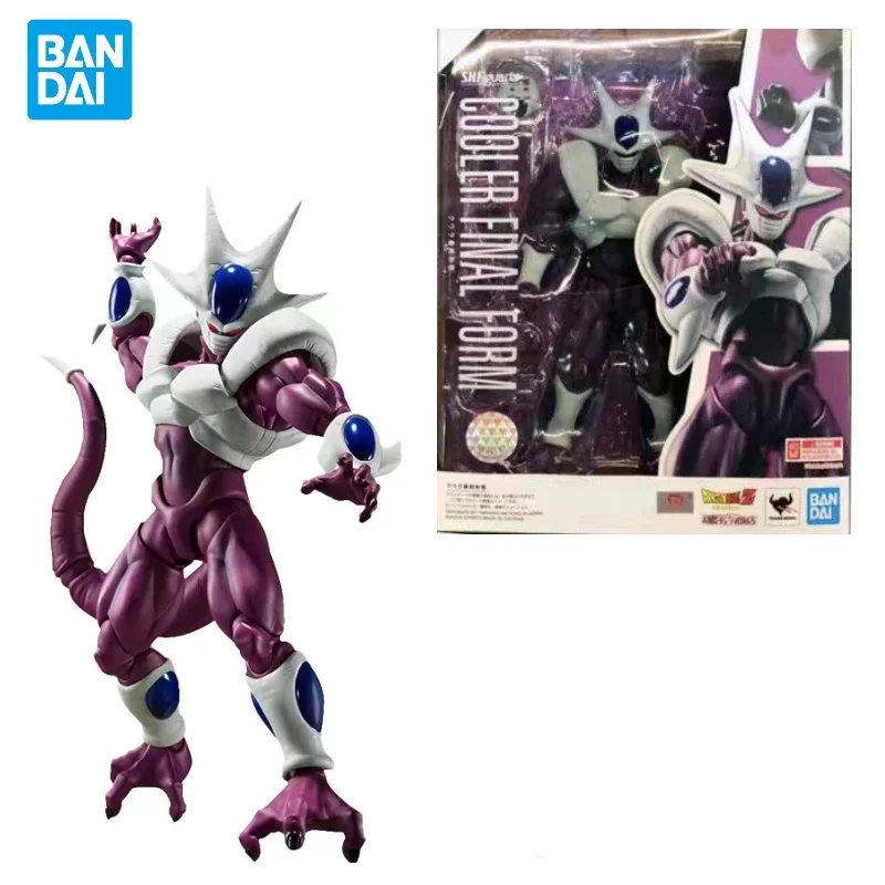 En Stock genuino Bandai S.H.Figuarts Dragon Ball Z Frieza Brother Cooler forma Final Anime figuras de acción de juguete colección regalos