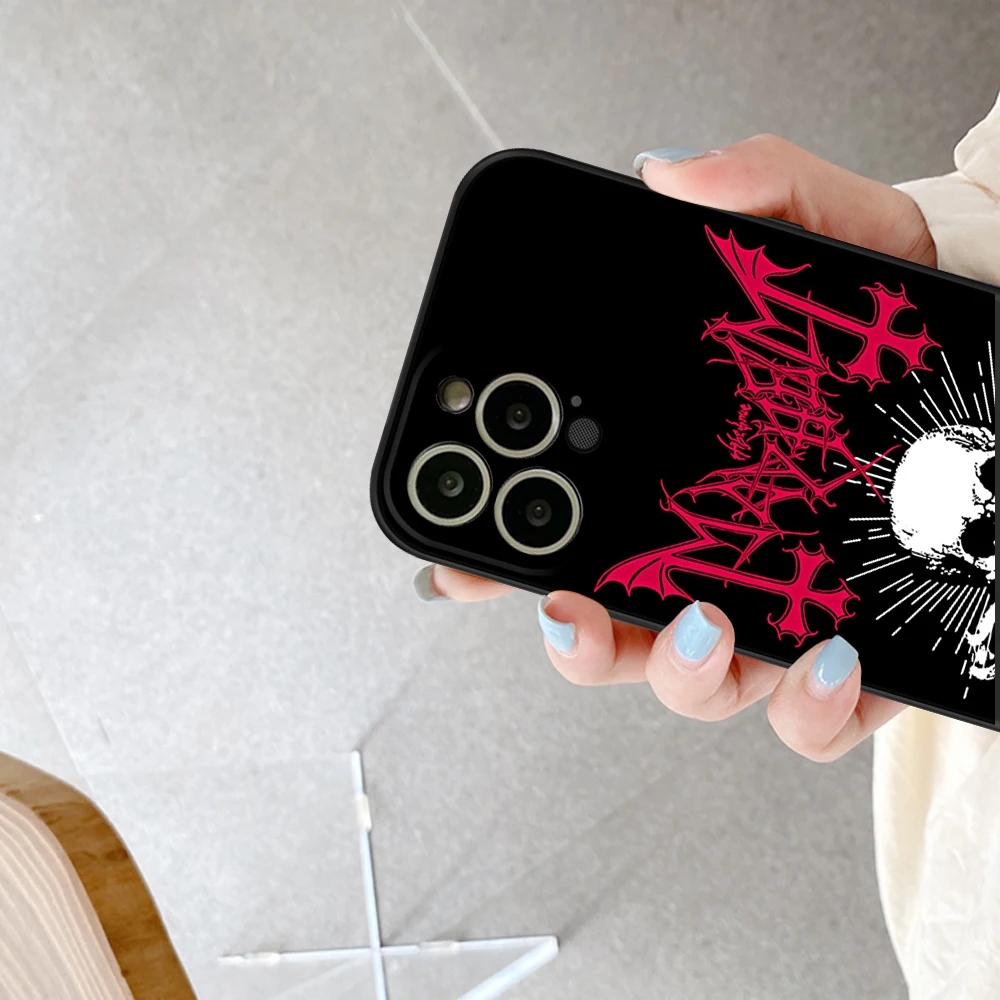 For IPhone 15 Mayhem Live In Leipzig Burzum Phone Case for IPhone 15 14 13 12 Pro XR XS MAX 15 Plus SE Iphone Black Covers