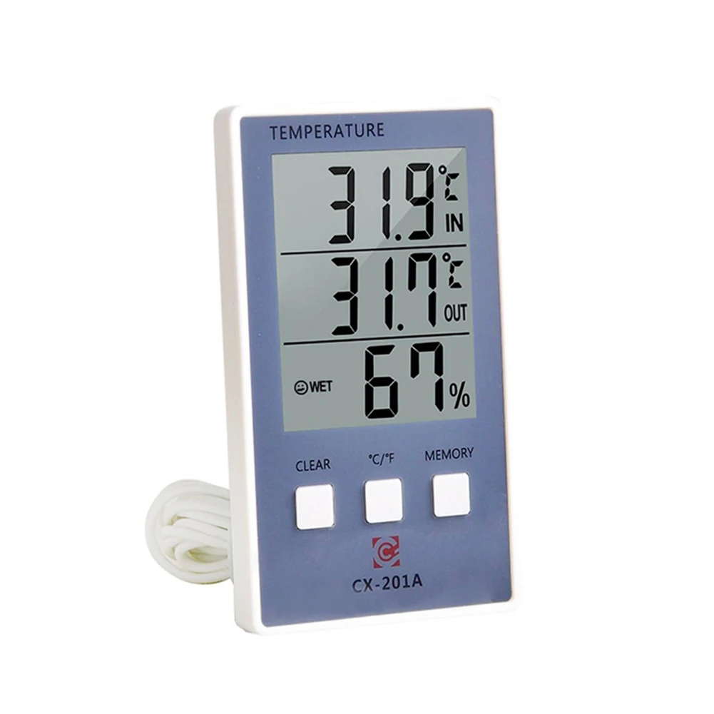 LCD Digital Thermometer Hygrometer Temperature Indoor Meter Sensor Convenient Humidity Meter Gauge Instruments Weather Station