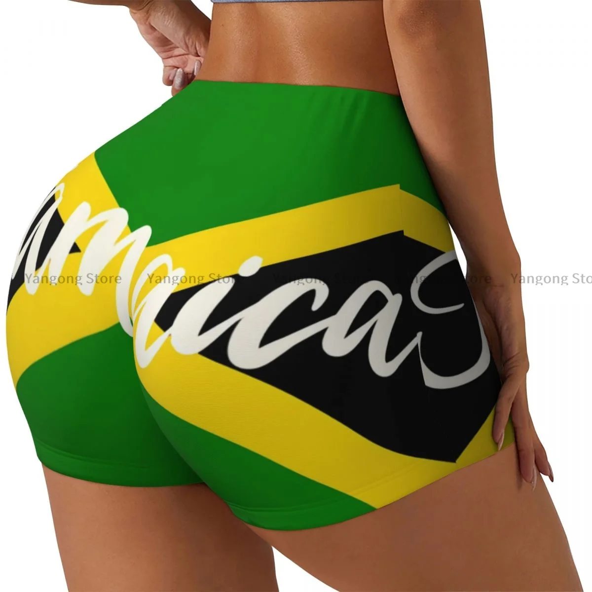 Spodenki do biegania Push Up Short Elasticity Scrunch Butt Jamaica Spodenki sportowe Odzież damska Siłownia