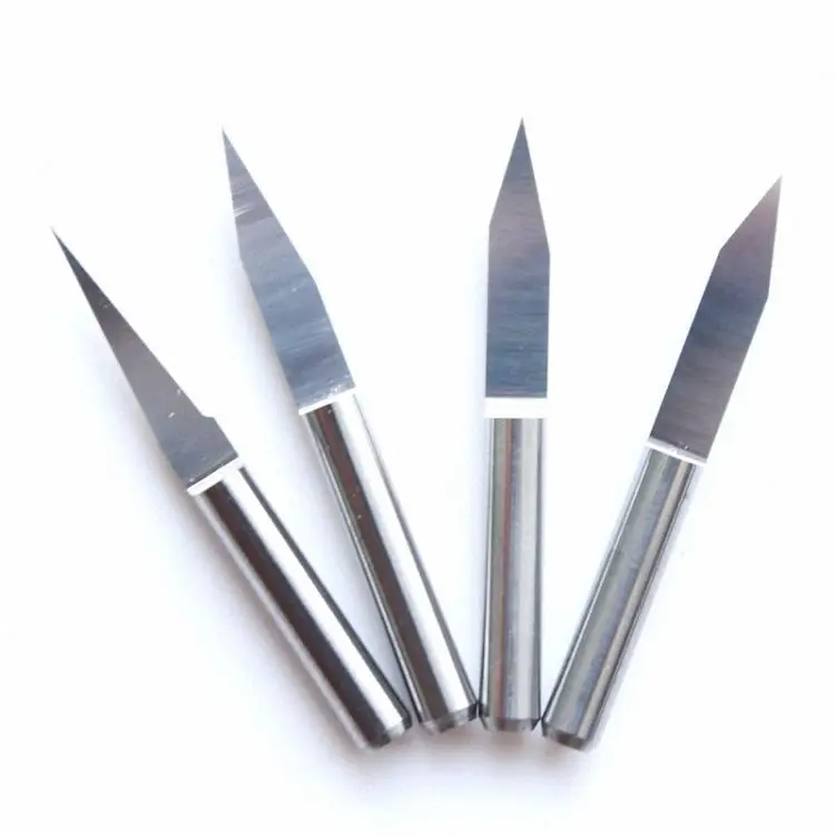 

60x ЧПУ маршрутизатор Карбид PCB гравировальное долото 30 ° 0,1/0,2/0,3/0,5/0,8/1,0 мм [CAPT2011