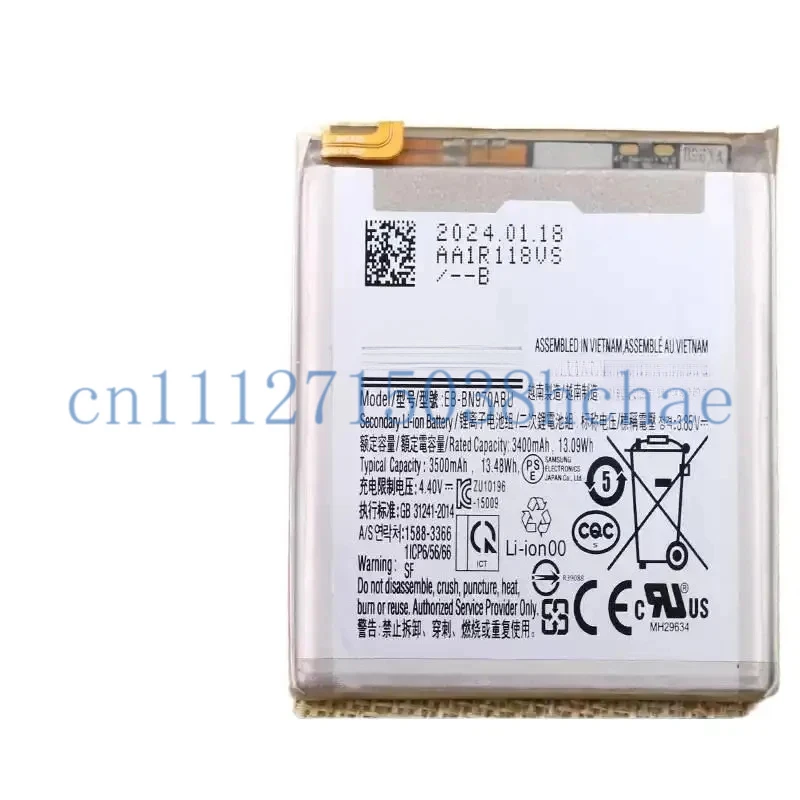 For Samsung  Note10 mobile phone battery SM-N9700 original battery EB-BN970ABU new battery