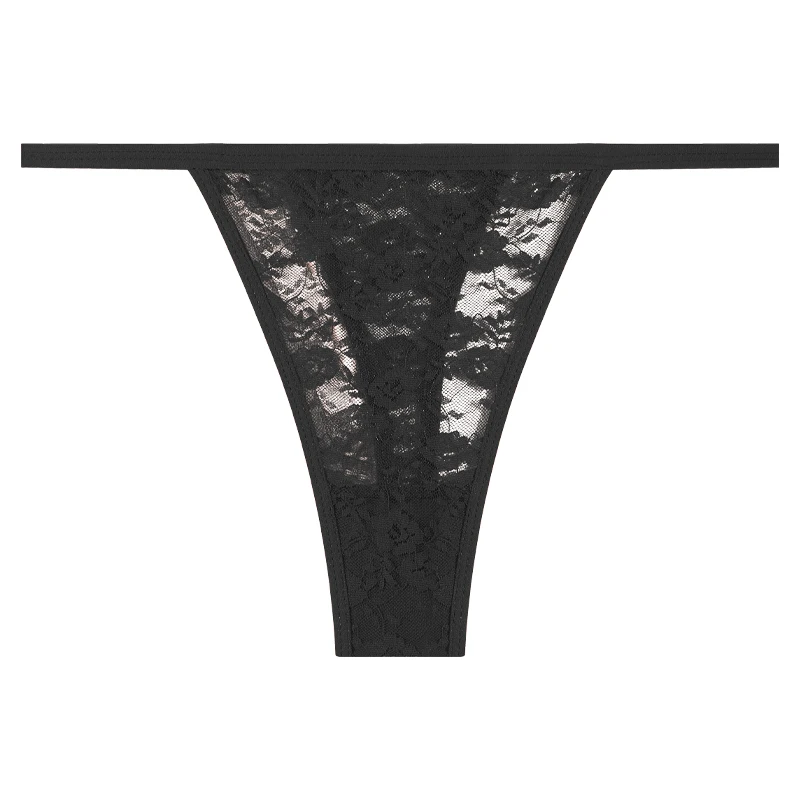 1PC Lace Thongs Panties Women Underwear Sexy Thongs Woman Low Waist Solid Underwear Seamless Femlae Underpants Lingerie M-XL