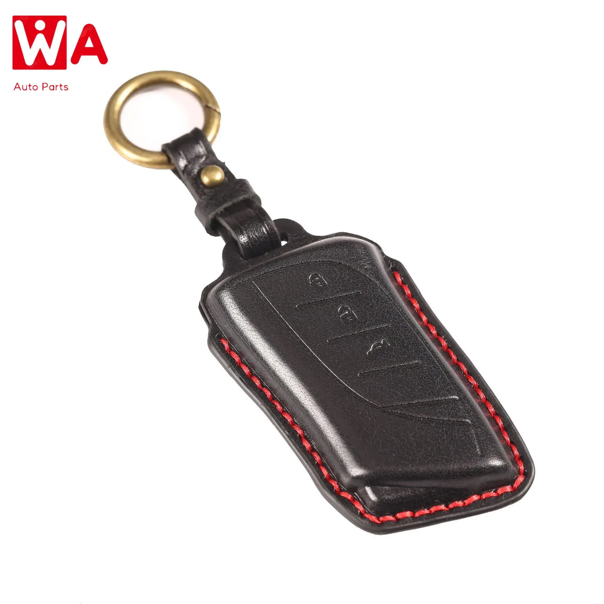 Genuine Leather Car Remote Key Fob Cover Key Case For Lexus ES300h ES350 ES200 ES260 LS350 LS500h Fob Key 2018 2019 2020 2021