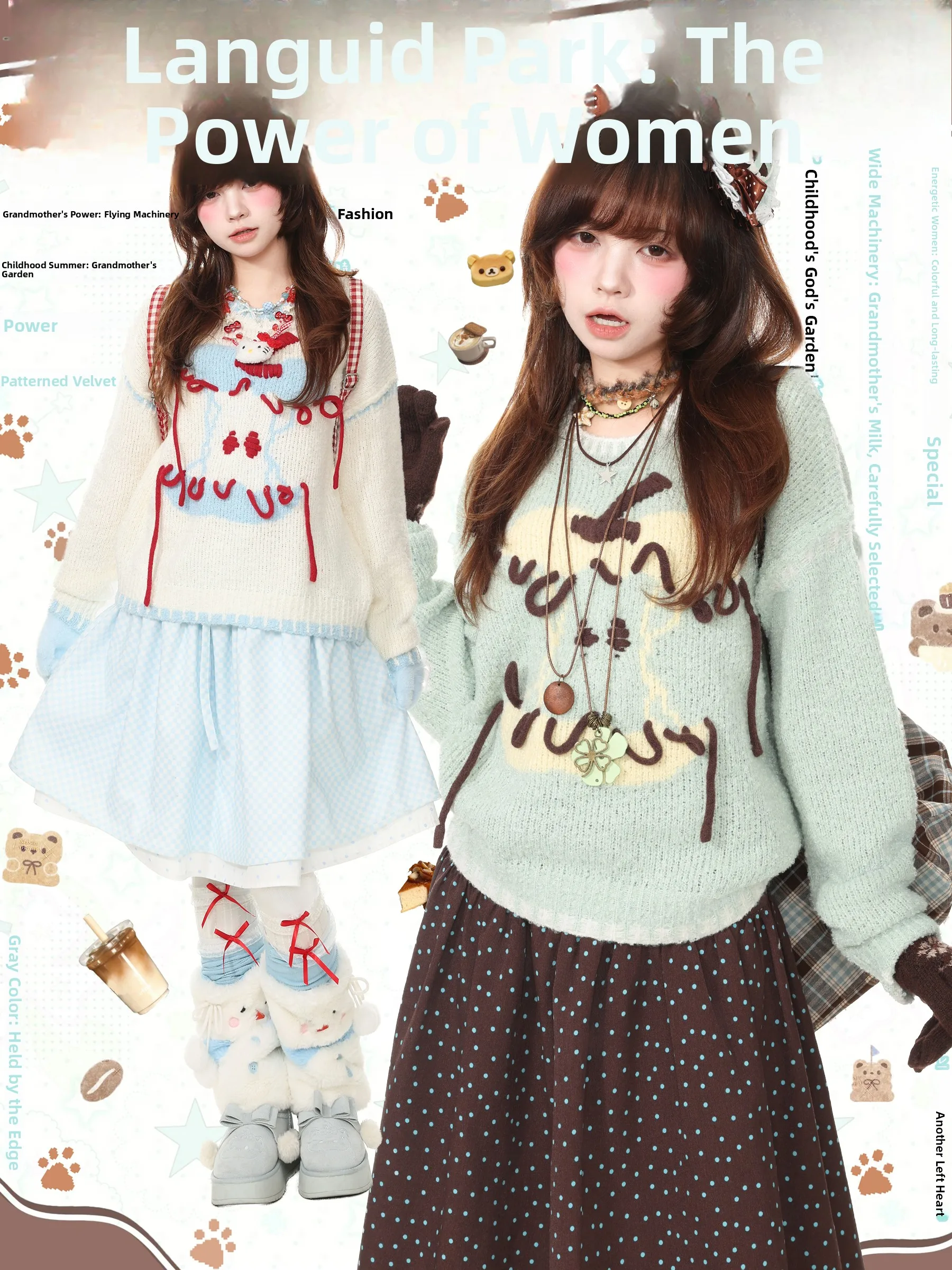 Soft Cozy Lazy Style round Neck Sweater Women's Autumn Fashion Casual Loose Fit Long Sleeve Polyester Comfortable Top