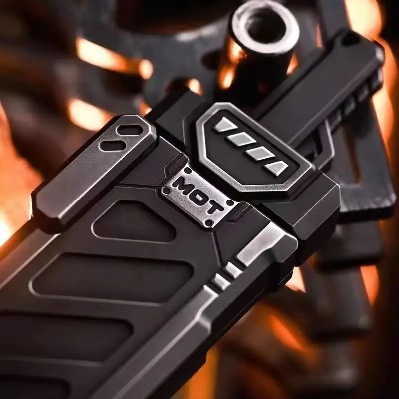 

Space Sword Alloy EDC Decompression Artifact Press Push Card Metal Material Mechanical Push Card Fingertip Gyro