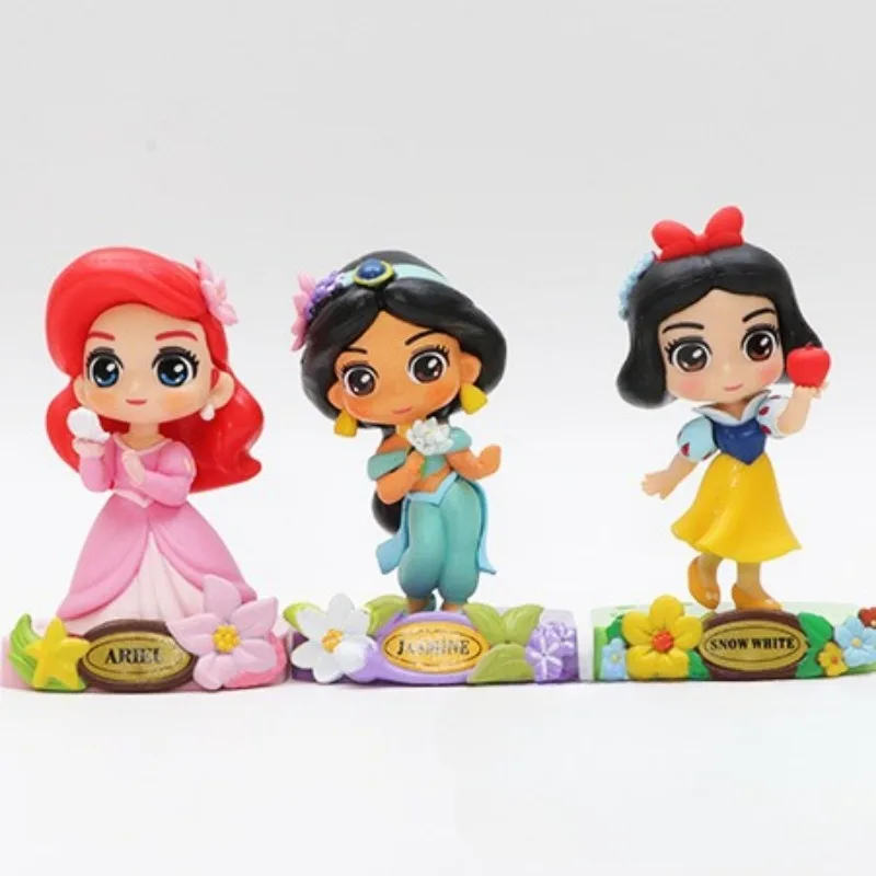 Afbeelding 4: Disney Sneeuwwitte Actiefiguren Pop Cartoon Schattige Kinderen Themafeest Taart Decoratie Auto Interieur Ornament Meisjes Verjaardagscadeaus