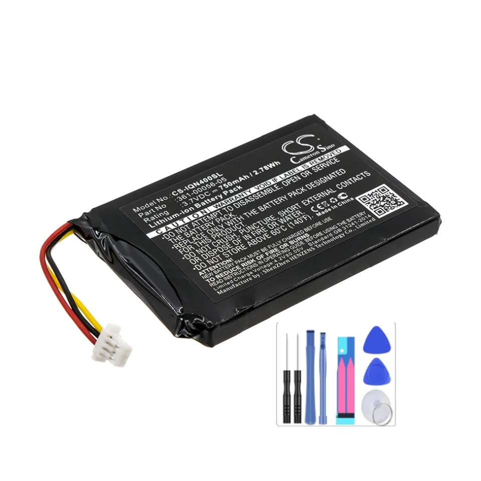 

GPS Аккумулятор для навигатора 3,7 V/750mAh 361-00056-05, 361-00056-11 для Garmin Nuvi 40, 40LM, 52, 52LM, 56LMT,68LMT,66LM,2689LMT, 6-дюймовый