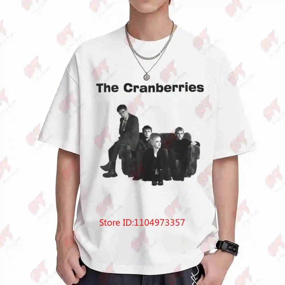 The Cranberries 80s 90s Classic Short Sleeve Tee 100% Cotton T-Shirt
