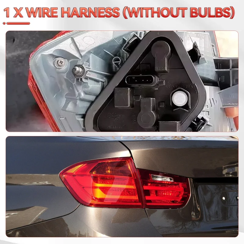 Car Outer Bulb Socket Tail Light Plug For BMW 3Series F30 F35 F80 2013-2019 63217313043 63217313043 Car Light Accessories view 5