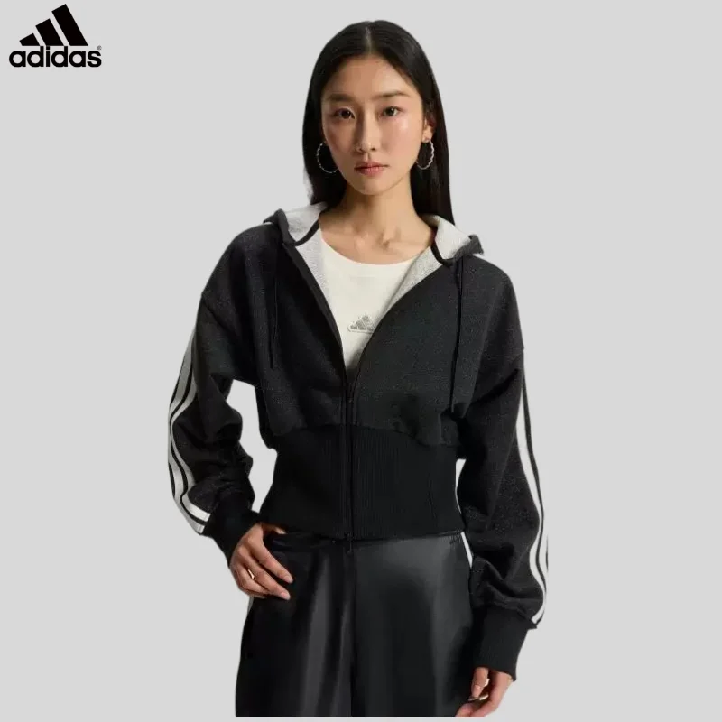 adidas Water Repellent Woven Jacket Spring Fall DWR Coating Light Thin Sports Outer TopKX8905 1PCS