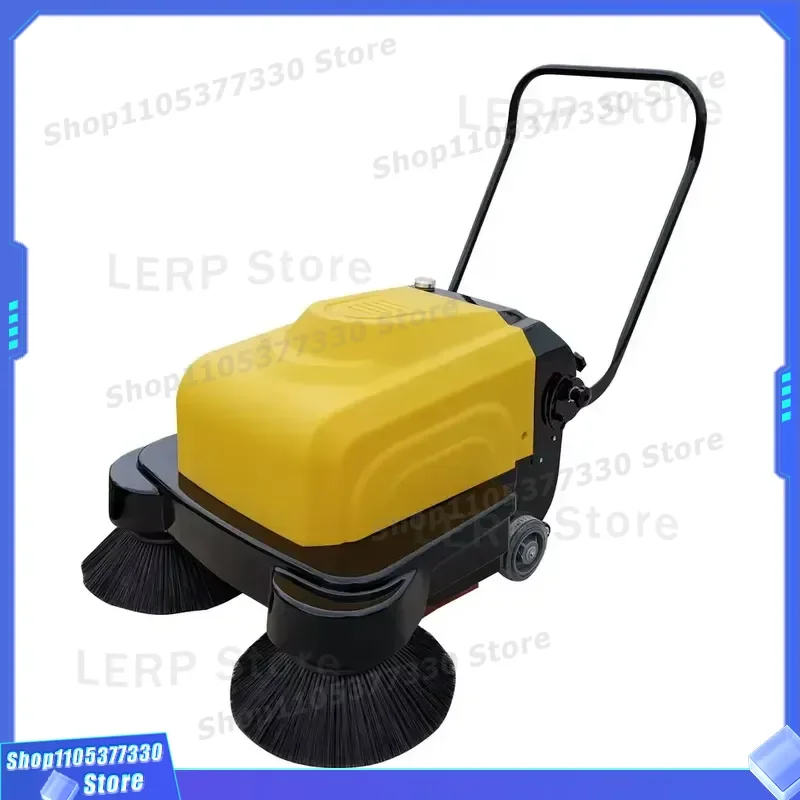 Electric Hand Push Concrete Street Sweeper Small Outdoor Commercial Cleaner with Hot Air System for Road Steam Cleaning Small