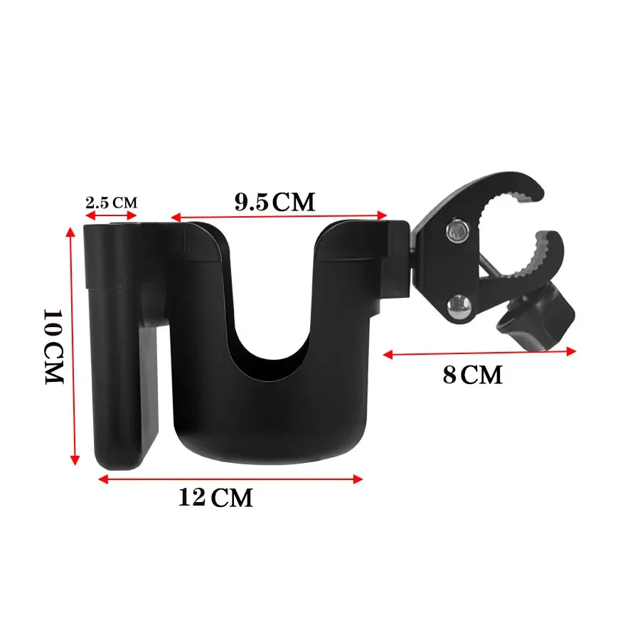 عربة طفل زجاجة ماء حامل متعدد الوظائف عربة طفل حامل الكأس 2 في 1 حامل هاتف ملحقات عربة الأطفال